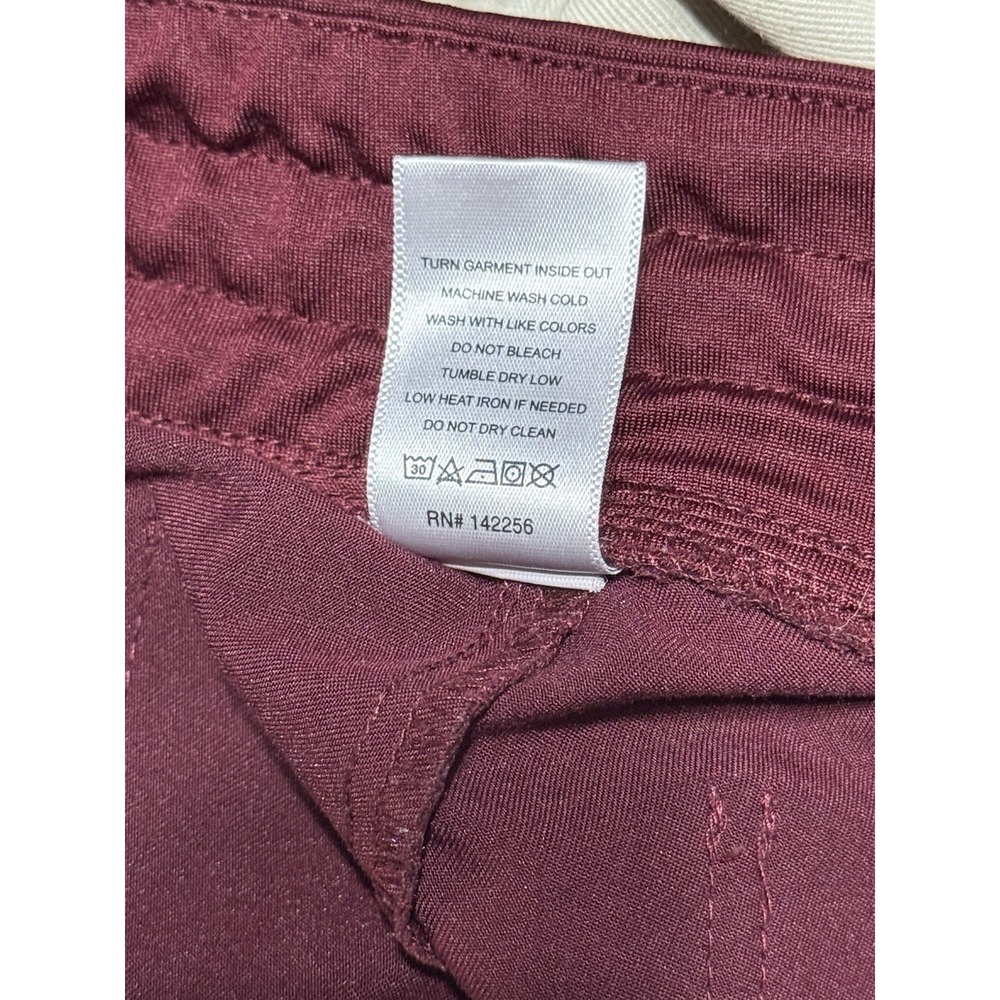 Figs Zamora Jogger Scrub Pants Women's Small Maroon High-Rise Technical Medical - Picture 8 of 9